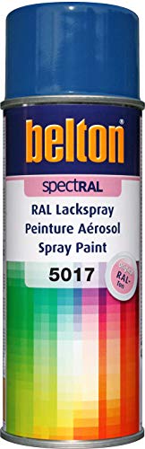 belton spectRAL Lackspray RAL 5017 verkehrsblau, glänzend, 400 ml - Profi-Qualität von belton