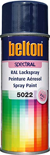 belton spectRAL Lackspray RAL 5022 nachtblau, glänzend, 400 ml - Profi-Qualität von belton