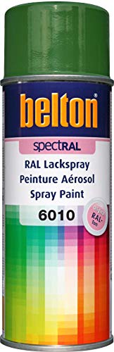 belton spectRAL Lackspray RAL 6010 grasgrün, glänzend, 400 ml - Profi-Qualität von belton