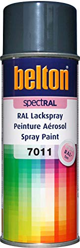 belton spectRAL Lackspray RAL 7011 eisengrau, glänzend, 400 ml - Profi-Qualität von belton