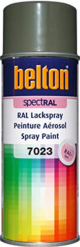 belton spectRAL Lackspray RAL 7023 betongrau, glänzend, 400 ml - Profi-Qualität von belton