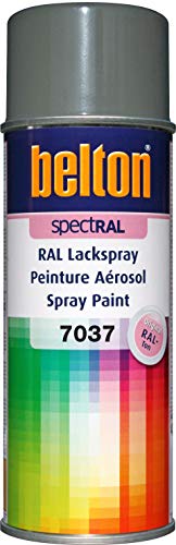 belton spectRAL Lackspray RAL 7037 staubgrau, glänzend, 400 ml - Profi-Qualität von belton