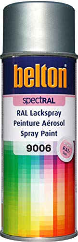 belton spectRAL Lackspray RAL 9006 weißaluminium, glänzend, 400 ml - Profi-Qualität von belton