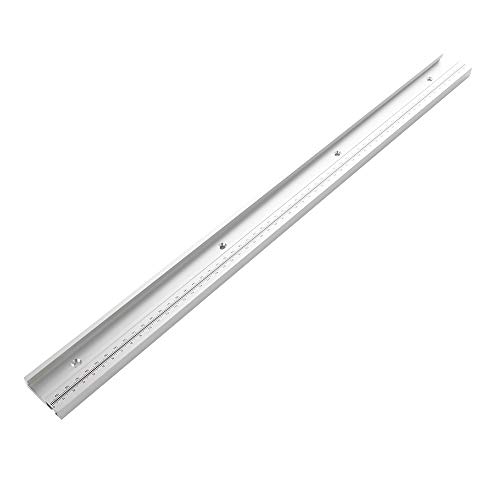 belupai 600mm Aluminiumlegierung T-Schiene Holzbearbeitung T-Nut Gehrungsschiene mit Skala von belupai