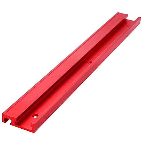 belupai T-Schiene, 45 Typen, Aluminiumlegierung, T-Schiene, Gehrungsschiene mit klebrigem Lineal für Holzbearbeitung (400 mm) von belupai
