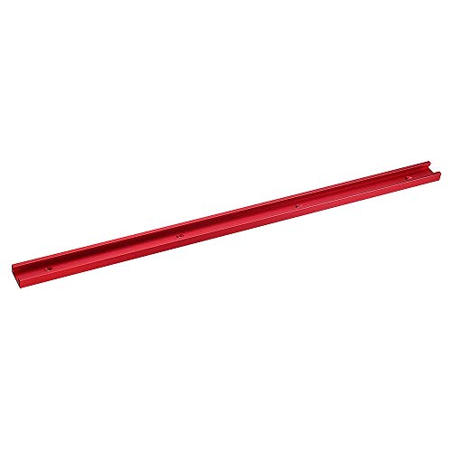 belupai Universal-T-Rack-Gehrungsschiene, 30 x 12,8 mm, Rot, 600 mm von belupai