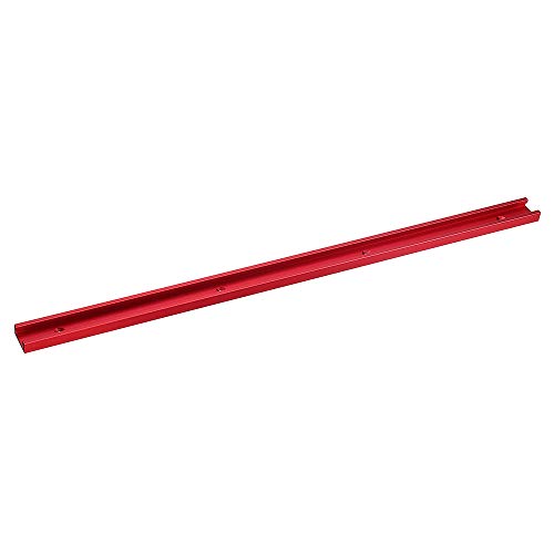 belupai Universal-T-Nut, T-Schiene, Gehrungsschiene, Vorrichtungsschlitz, 30 x 12,8 mm, für Tischkreissäge, Frästisch, Holzbearbeitungswerkzeug, rot, 500 mm von belupai
