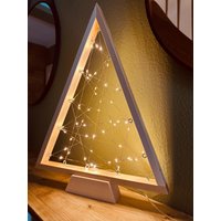 Weihnachtsbaum Aus Holz Mit Lichterkette, Led-Holztanne von belzmade