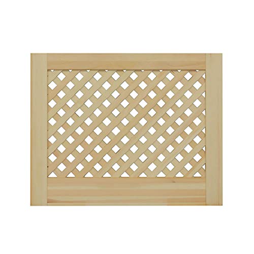 ben+camilla.com Gittertür 39,5 x 49,4 cm | Hochwertige Kiefer Massivholztüren - unbehandelt für Schrank- & Möbelbau oder Heizungsverkleidung von ben+camilla.com