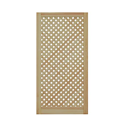 ben+camilla.com Gittertür 99,3 x 49,4 cm | Hochwertige Kiefer Massivholztüren - unbehandelt für Schrank- & Möbelbau oder Heizungsverkleidung von ben+camilla.com