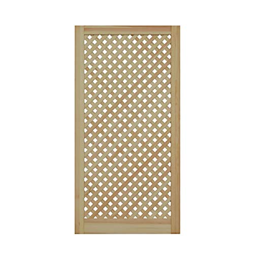 ben+camilla.com Gittertür 99,3 x 49,4 cm | Hochwertige Kiefer Massivholztüren - unbehandelt für Schrank- & Möbelbau oder Heizungsverkleidung von ben+camilla.com