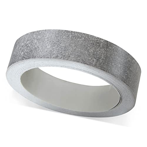 ben+camilla.com Selbstklebender Kantenumleimer | Beton Optik 19 mm x 5 m Rolle (matt glatt) | Kantenschutz zum Überkleben - wie Klebeband OHNE Bügeln | Premium Qualität für professionelle Ergebnisse von ben+camilla.com