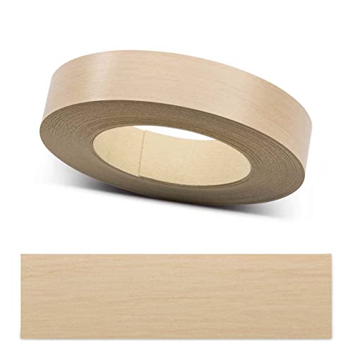 ben+camilla.com Kantenumleimer zum Aufbügeln | Ahorn 20 mm x 50 m Rolle (glatt matt) | Premium Qualität für professionelle Ergebnisse | Kantenschutz von ben+camilla.com