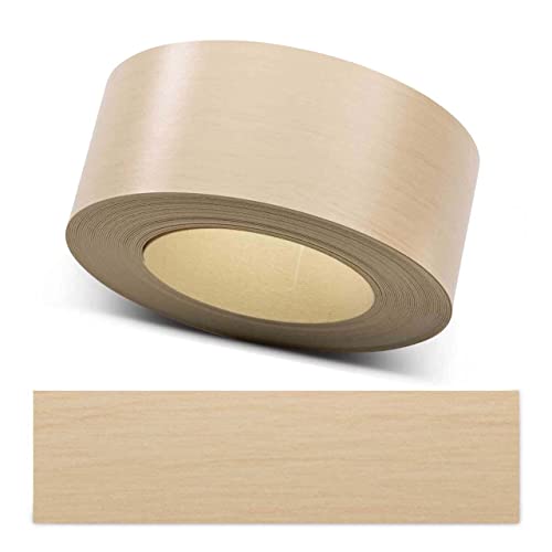 ben+camilla.com Kantenumleimer zum Aufbügeln | Ahorn 45 mm x 10 m Rolle (glatt matt) | Premium Qualität für professionelle Ergebnisse | Kantenschutz von ben+camilla.com
