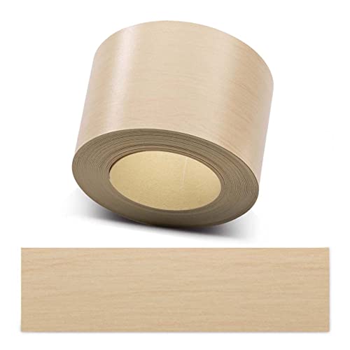 ben+camilla.com Kantenumleimer zum Aufbügeln | Ahorn 60 mm x 10 m Rolle (glatt matt) | Premium Qualität für professionelle Ergebnisse | Kantenschutz von ben+camilla.com