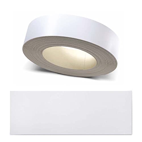 ben+camilla.com Kantenumleimer zum Aufbügeln | Eisweiß 20 mm x 5 m Rolle (glatt matt) | Premium Qualität für professionelle Ergebnisse | Kantenschutz von ben+camilla.com
