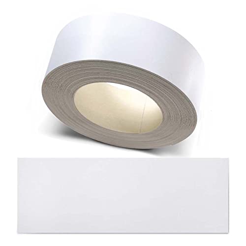 ben+camilla.com Kantenumleimer zum Aufbügeln | Eisweiß 45 mm x 10 m Rolle (glatt matt) | Premium Qualität für professionelle Ergebnisse | Kantenschutz von ben+camilla.com