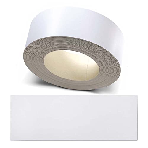 ben+camilla.com Kantenumleimer zum Aufbügeln | Eisweiß 60 mm x 10 m Rolle (glatt matt) | Premium Qualität für professionelle Ergebnisse | Kantenschutz von ben+camilla.com