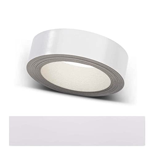 ben+camilla.com Kantenumleimer zum Aufbügeln | Glanzweiß 24 mm x 50 m Rolle glatt glänzend | Premium Qualität für professionelle Ergebnisse | Kantenschutz von ben+camilla.com