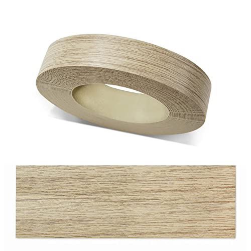 ben+camilla.com Kantenumleimer zum Aufbügeln | Sonoma Eiche 20 mm x 25 m Rolle (glatt matt) | Premium Qualität für professionelle Ergebnisse | Kantenschutz von ben+camilla.com