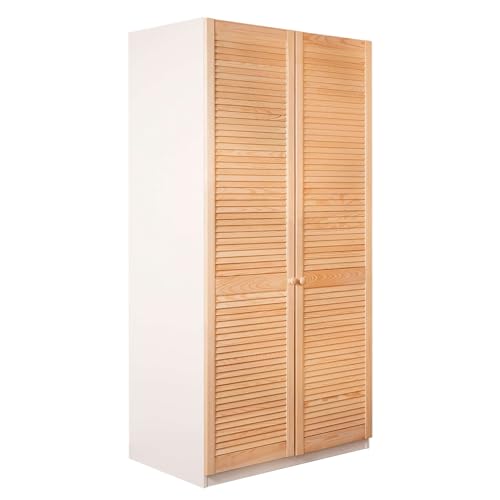 ben+camilla.com Lamellentüren Set passend zu IKEA Pax Kleiderschrank 201 cm Höhe | 2 STK. / Paar Schranktüren EINBAU FERTIG | Hochwertiges Massivholz unbehandelt ben+camilla.com Lamellentüren Set passend zu IKEA Pax Kleiderschrank 201 cm Höhe | 2 STK. / Paar Schranktüren EINBAU FERTIG | Hochwertiges Massivholz unbehandelt von ben+camilla.com