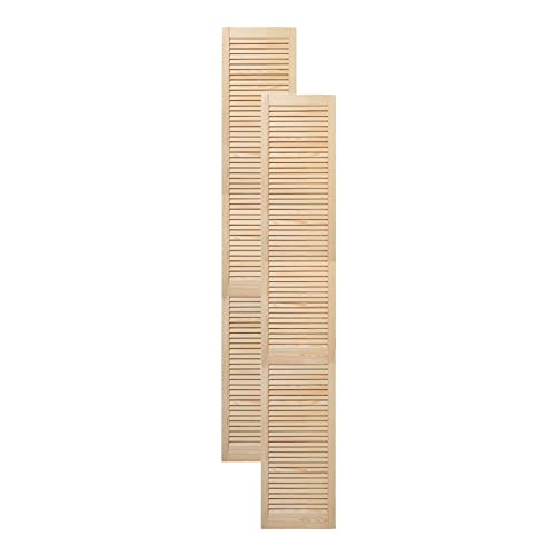 ben+camilla.com Lamellentür Holztür Natur 242,2 x 39,4 cm mit offenen Lamellen für Regale, Schränke, Möbel | Kiefer Holz unbehandelt | Doppel-Paket 2-er Pack ben+camilla.com Lamellentür Holztür Natur 242,2 x 39,4 cm mit offenen Lamellen für Regale, Schränke, Möbel | Kiefer Holz unbehandelt | Doppel-Paket 2-er Pack von ben+camilla.com