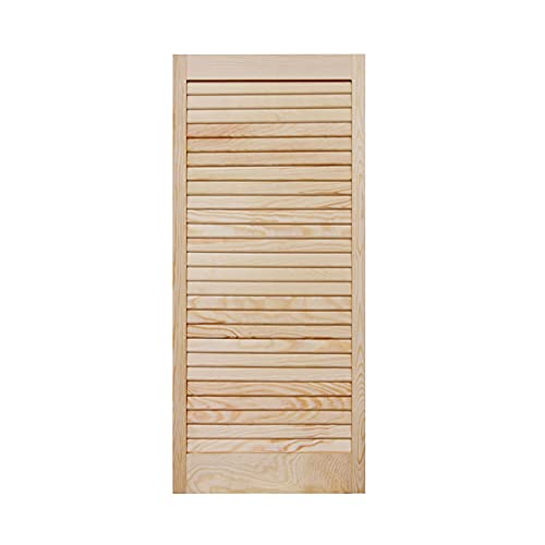 ben+camilla.com Lamellentür geschlossen Holz Kiefer Natur unbehandelt 993 x 394 x 21 mm von ben+camilla.com