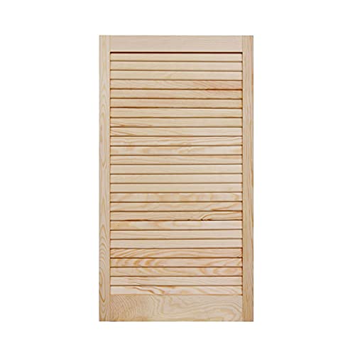 ben+camilla.com Lamellentür geschlossen Holz Kiefer Natur unbehandelt 993 x 494 x 21 mm von ben+camilla.com