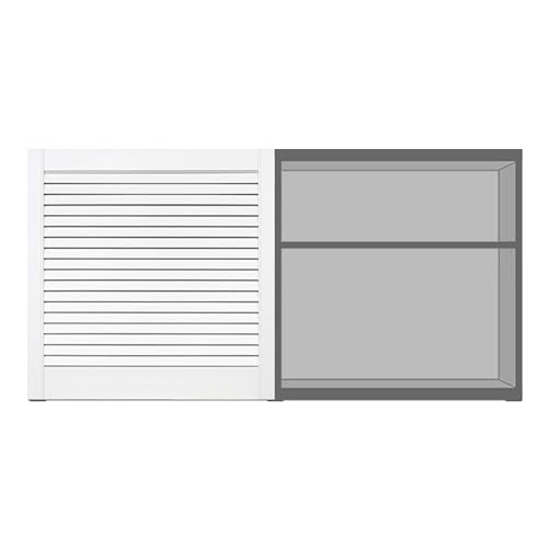ben+camilla.com Lamellentür passend zu IKEA BESTA Kleiderschrank | in Weiß Premium Lackiert | Schranktür 63,5 x 59,4 cm mit offener Lamellen-Optik | Hochwertiges Massivholz ben+camilla.com Lamellentür passend zu IKEA BESTA Kleiderschrank | in Weiß Premium Lackiert | Schranktür 63,5 x 59,4 cm mit offener Lamellen-Optik | Hochwertiges Massivholz von ben+camilla.com