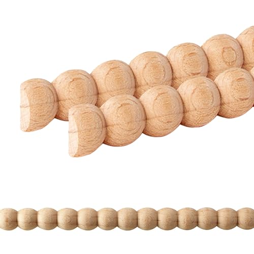 ben+camilla.com Ornament Leiste Holz für Möbel in 12 x 5,5 x 1000 mm | 2-er Set = 2 Meter | SB-730 Halbrundstab mit 3D Perlen Buche | Zierprofile Friesenleiste Wandleiste Profilleiste ben+camilla.com Ornament Leiste Holz für Möbel in 12 x 5,5 x 1000 mm | 2-er Set = 2 Meter | SB-730 Halbrundstab mit 3D Perlen Buche | Zierprofile Friesenleiste Wandleiste Profilleiste von ben+camilla.com