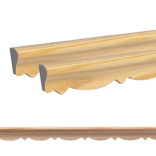 ben+camilla.com Ornament Leiste Holz für Möbel in 12 x 7 x 1000 mm | 2-er Set = 2 Meter | SK-617 mit 3D Girlande Kiefer | Zierprofile Friesenleiste Wandleiste Profilleiste ben+camilla.com Ornament Leiste Holz für Möbel in 12 x 7 x 1000 mm | 2-er Set = 2 Meter | SK-617 mit 3D Girlande Kiefer | Zierprofile Friesenleiste Wandleiste Profilleiste von ben+camilla.com
