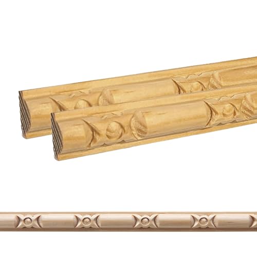 ben+camilla.com Ornament Leiste Holz für Möbel in 14 x 7 x 1000 mm | 2-er Set = 2 Meter | SK-955 mit 3D Geometrisch Kiefer | Zierprofile Friesenleiste Wandleiste Profilleiste ben+camilla.com Ornament Leiste Holz für Möbel in 14 x 7 x 1000 mm | 2-er Set = 2 Meter | SK-955 mit 3D Geometrisch Kiefer | Zierprofile Friesenleiste Wandleiste Profilleiste von ben+camilla.com