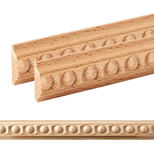 ben+camilla.com Ornament Leiste Holz für Möbel in 20 x 8 x 1000 mm | 2-er Set = 2 Meter | SB-103 mit 3D Perlen Buche | Zierprofile Friesenleiste Wandleiste Profilleiste ben+camilla.com Ornament Leiste Holz für Möbel in 20 x 8 x 1000 mm | 2-er Set = 2 Meter | SB-103 mit 3D Perlen Buche | Zierprofile Friesenleiste Wandleiste Profilleiste von ben+camilla.com