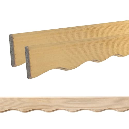 ben+camilla.com Ornament Leiste Holz für Möbel in 21 x 6 x 1000 mm | 2-er Set = 2 Meter | SK-561 mit 3D Girlande Kiefer | Zierprofile Friesenleiste Wandleiste Profilleiste ben+camilla.com Ornament Leiste Holz für Möbel in 21 x 6 x 1000 mm | 2-er Set = 2 Meter | SK-561 mit 3D Girlande Kiefer | Zierprofile Friesenleiste Wandleiste Profilleiste von ben+camilla.com