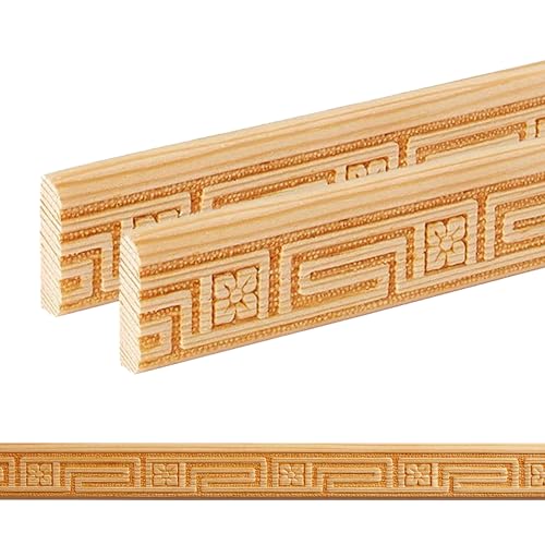 ben+camilla.com Ornament Leiste Holz für Möbel in 22 x 6 x 1000 mm | 2-er Set = 2 Meter | PK-764 mit 3D Wellen Kiefer | Zierprofile Friesenleiste Wandleiste Profilleiste ben+camilla.com Ornament Leiste Holz für Möbel in 22 x 6 x 1000 mm | 2-er Set = 2 Meter | PK-764 mit 3D Wellen Kiefer | Zierprofile Friesenleiste Wandleiste Profilleiste von ben+camilla.com