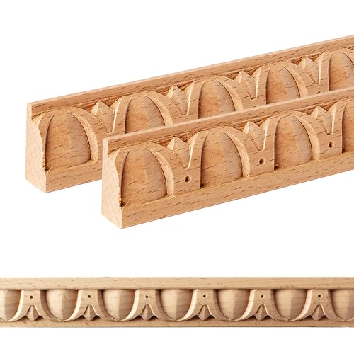 ben+camilla.com Ornament Leiste Holz für Möbel in 26 x 13 x 1000 mm | 2-er Set = 2 Meter | SB-177 mit 3D Astragal Buche | Zierprofile Friesenleiste Wandleiste Profilleiste ben+camilla.com Ornament Leiste Holz für Möbel in 26 x 13 x 1000 mm | 2-er Set = 2 Meter | SB-177 mit 3D Astragal Buche | Zierprofile Friesenleiste Wandleiste Profilleiste von ben+camilla.com