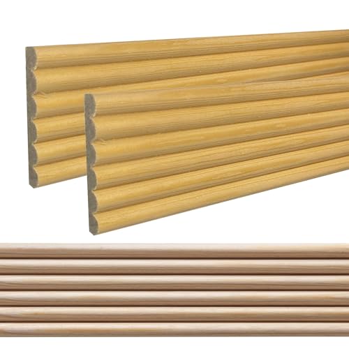ben+camilla.com Ornament Leiste Holz für Möbel in 50 x 7 x 1000 mm | 2-er Set = 2 Meter | SK-581 mit 3D Stäbe Kiefer | Zierprofile Friesenleiste Wandleiste Profilleiste ben+camilla.com Ornament Leiste Holz für Möbel in 50 x 7 x 1000 mm | 2-er Set = 2 Meter | SK-581 mit 3D Stäbe Kiefer | Zierprofile Friesenleiste Wandleiste Profilleiste von ben+camilla.com