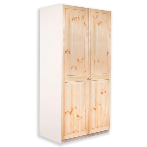 ben+camilla.com Rustikale Kassettentüren Set passend zu IKEA Pax Kleiderschrank 236 cm Höhe | 2 STK. / Paar Landhaustüren EINBAU FERTIG | Hochwertiges Massivholz unbehandelt ben+camilla.com Rustikale Kassettentüren Set passend zu IKEA Pax Kleiderschrank 236 cm Höhe | 2 STK. / Paar Landhaustüren EINBAU FERTIG | Hochwertiges Massivholz unbehandelt von ben+camilla.com