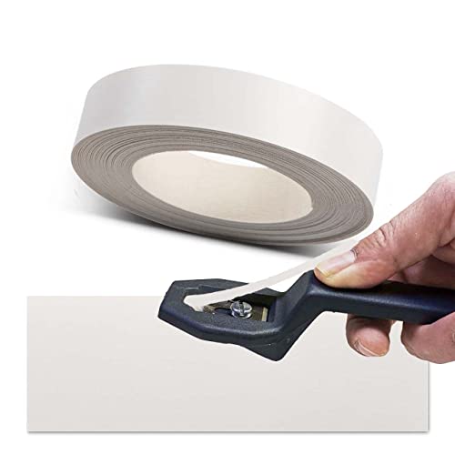 ben+camilla.com STARTER-SET Kantenschneider + Kantenumleimer Weiß 17 mm x 10 Meter Rolle Kantenband mit Schmelzkleber weiss glatt matt zum Aufbügeln inkl. extra sicherem Kantentrimmer ben+camilla.com STARTER-SET Kantenschneider + Kantenumleimer Weiß 17 mm x 10 Meter Rolle Kantenband mit Schmelzkleber weiss glatt matt zum Aufbügeln inkl. extra sicherem Kantentrimmer von ben+camilla.com