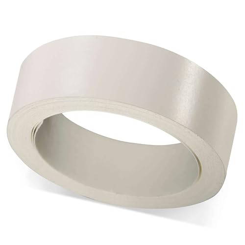 ben+camilla.com Selbstklebender Kantenumleimer | Weiß 30 mm x 5 m Rolle (matt glatt) | Kantenschutz zum Überkleben - wie Klebeband OHNE Bügeln | Premium Qualität für professionelle Ergebnisse von ben+camilla.com