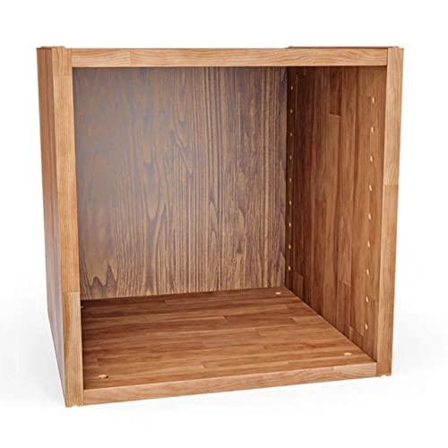 ben+camilla.com Square Massivholz Regalwürfel | Kernbuche 37,6 x 37,6 x 40 cm | Grundmodul für individuelles Flexibles Würfelregal | Regalsystem mit Erweiterungen von ben+camilla.com