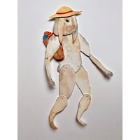 Gliederpuppe Mit Gelenkband-Hase Hinged Beasts Serie | Pdf Diy Kit Verfügbar von benconservato