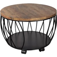 Couchtisch Talsano Mango natur 57x40 cm von bene living