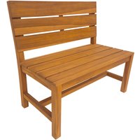 Gartenbank Lewes Teak 100 cm ohne Armlehnen von bene living