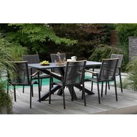 Gartenmöbelset Diningsessel Alicante mit Tisch Malaga 200x90cm von bene living