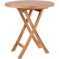 Klapptisch Sutton Teak Rund 70 cm von bene living