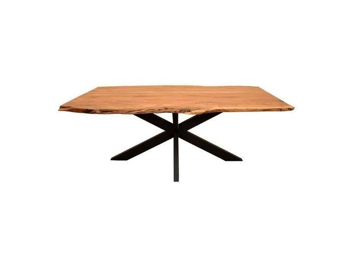 bene living Baumkantentisch Catania - 160 x 90 cm - Akazienholz, Massivholz - Gestell in Kreuz-Form - 35 mm Tischplatte bene living Baumkantentisch Catania - 160 x 90 cm - Akazienholz, Massivholz - Gestell in Kreuz-Form - 35 mm Tischplatte von bene-living