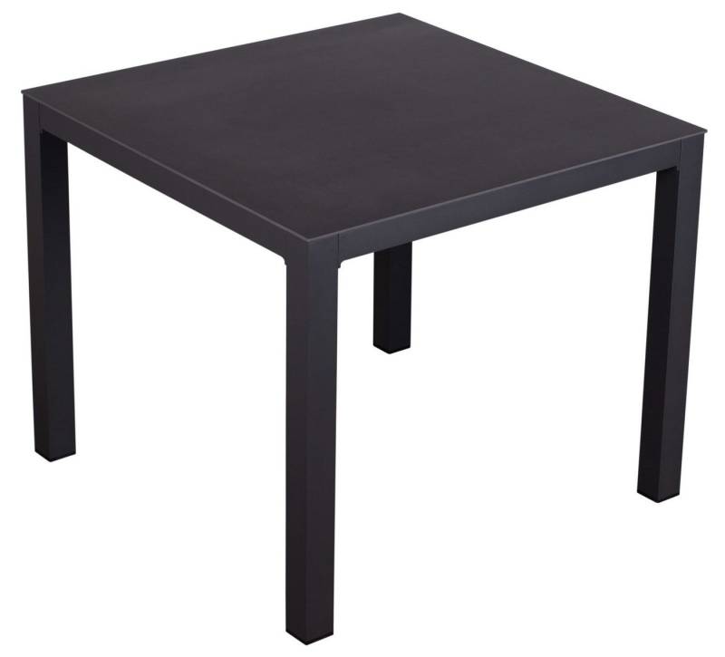 bene living Gartentisch Gartentisch Tarifa - 90 x 90 cm, Tischplatte aus 5 mm gesintertem Stein von bene living