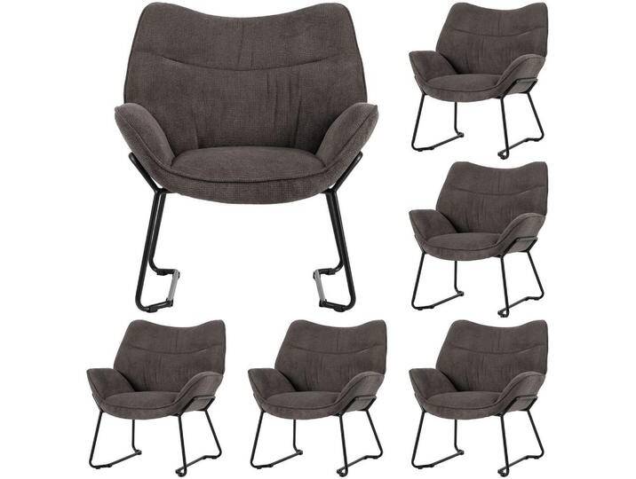 bene living SESSEL, Dunkelgrau, Uni, 6-Sitzer, Formgebogen, Kufe, 72x76x67 cm, Esszimmer, Stühle, Esszimmerstühle, Vierfußstühle bene living SESSEL, Dunkelgrau, Uni, 6-Sitzer, Formgebogen, Kufe, 72x76x67 cm, Esszimmer, Stühle, Esszimmerstühle, Vierfußstühle von bene-living