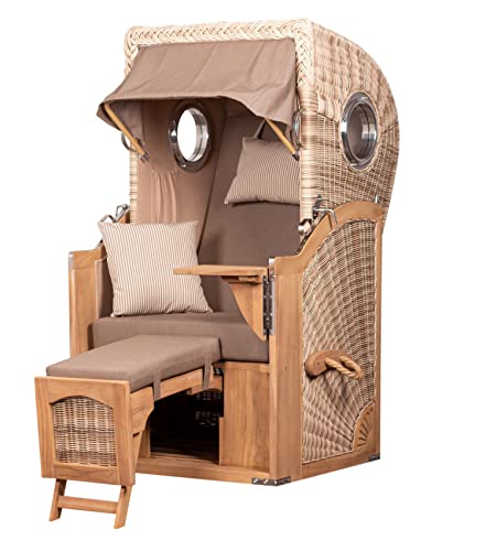 bene living Strandkorb-Set Ammersee 1-Sitzer Teak - PE Shell - Modell 534 - Liftersystem bene living Strandkorb-Set Ammersee 1-Sitzer Teak - PE Shell - Modell 534 - Liftersystem von bene living